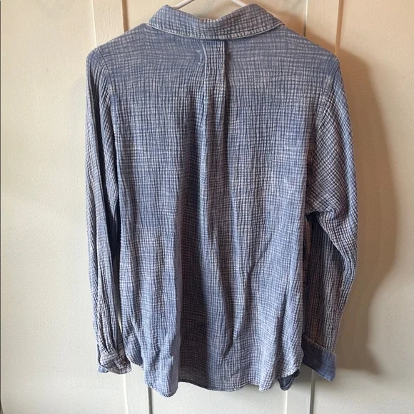 Thread & supply Casual Blue Button Down Shirt - Picture 4 of 4